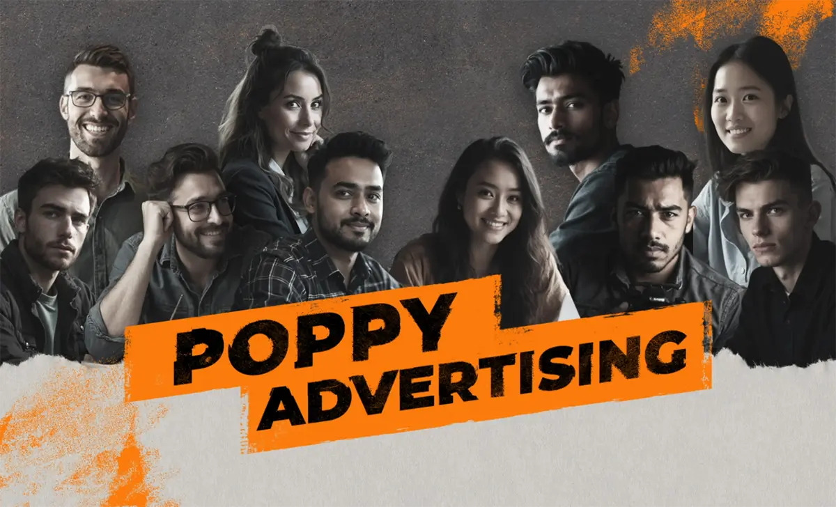 The Poppy Advertising team members